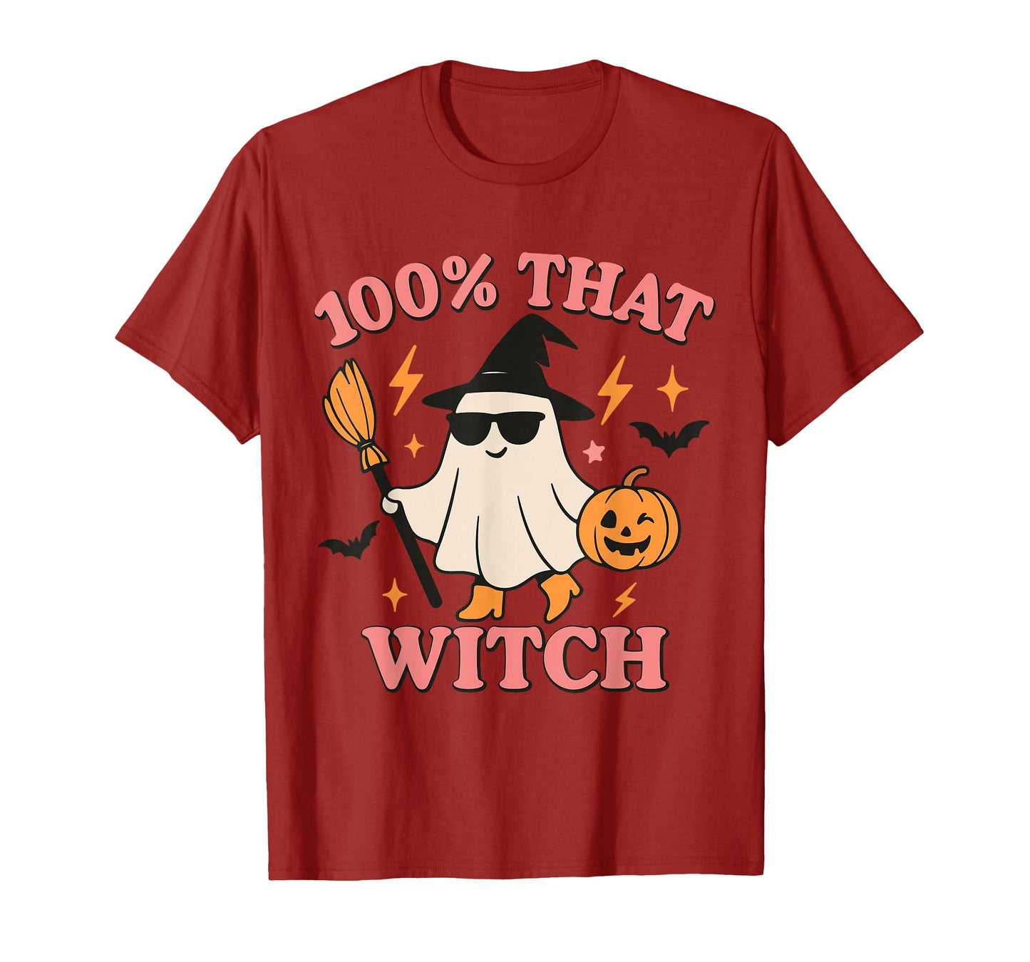 100% That Witch Funny Halloween T-Shirt