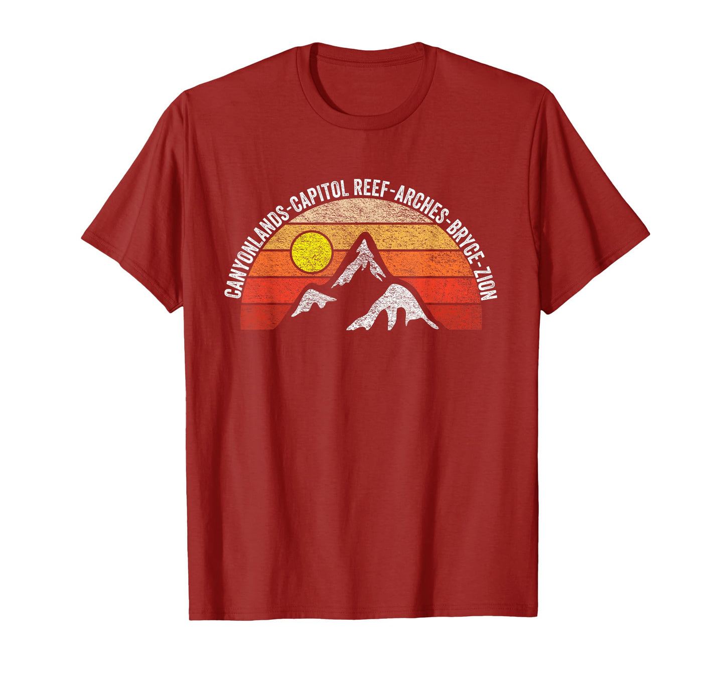 Vintage Utah Souvenir Big 5 Utah Mighty Five National Park T-Shirt