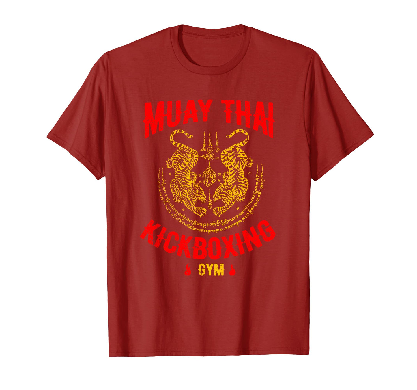 Tiger Muay Thai Kickboxing Gym MMA Training Gift T-Shirt