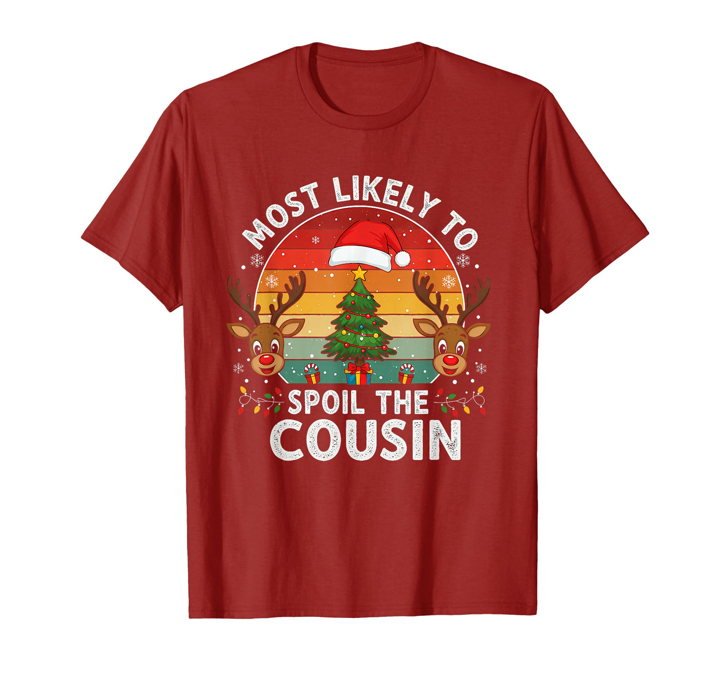 Christmas Party Most Likely to Spoil The Cousin Funny T-Shirt