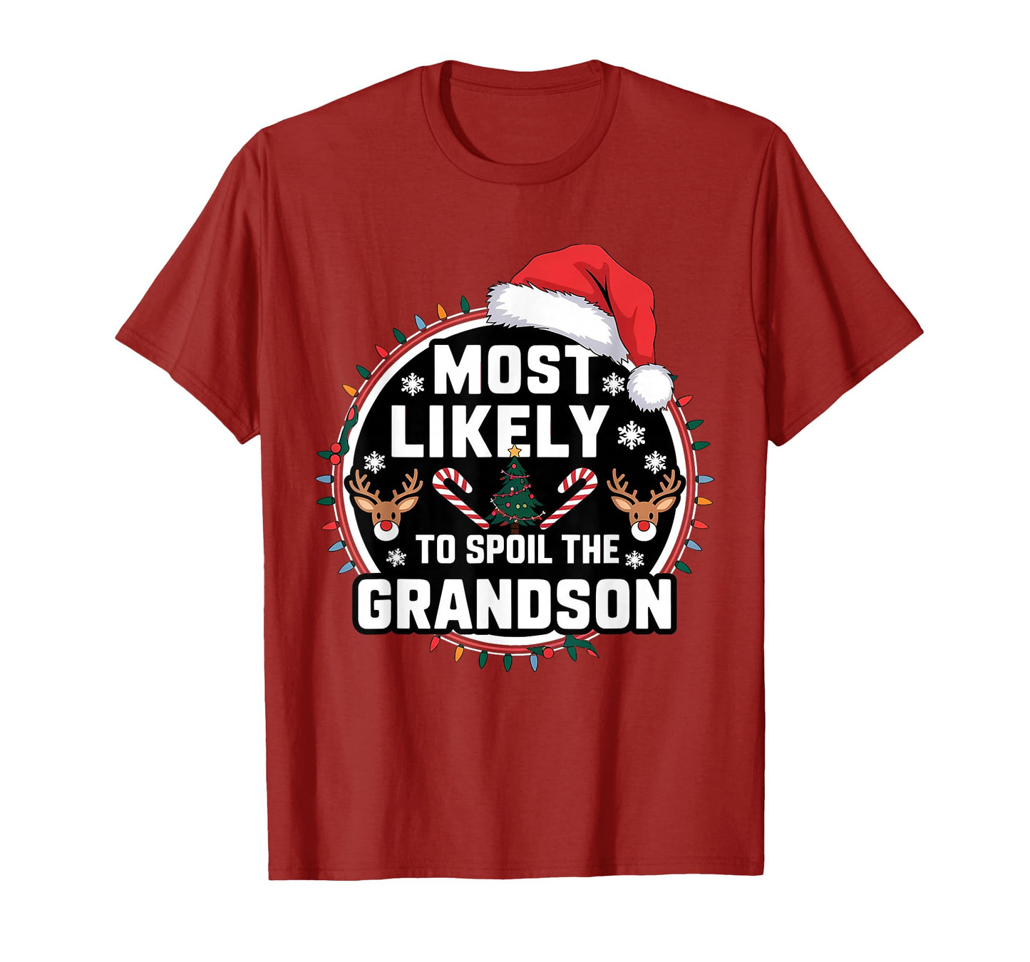 Funny Most Likely to Spoil The Grandchildren Christmas Party T-Shirt