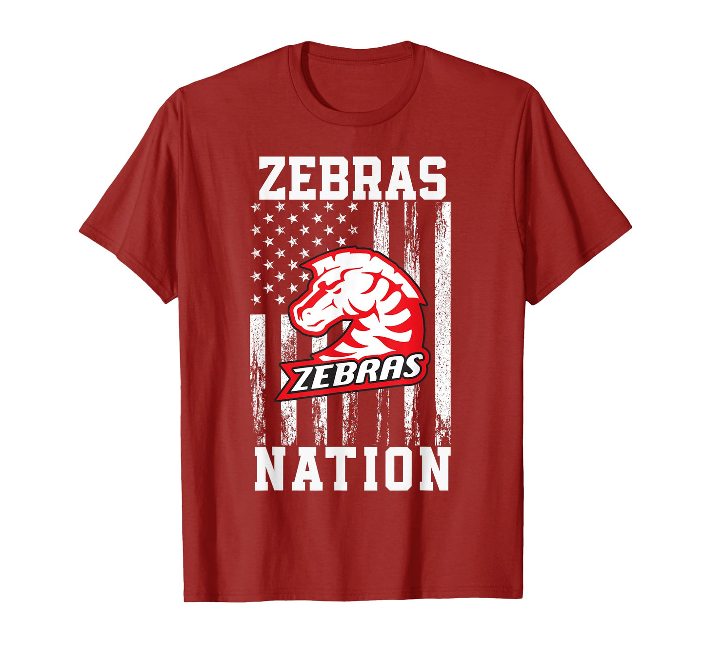 Claremore Zebras Logo Nation HS T-Shirt