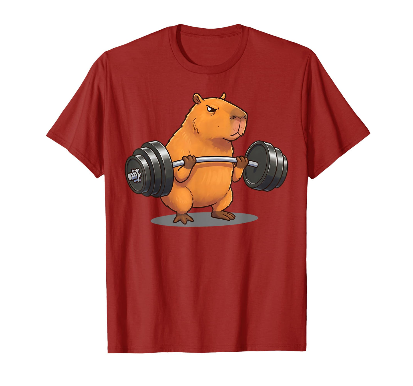 Deadlift Capybara Gym Funny Fitness Gifts Men Women Kids T-Shirt