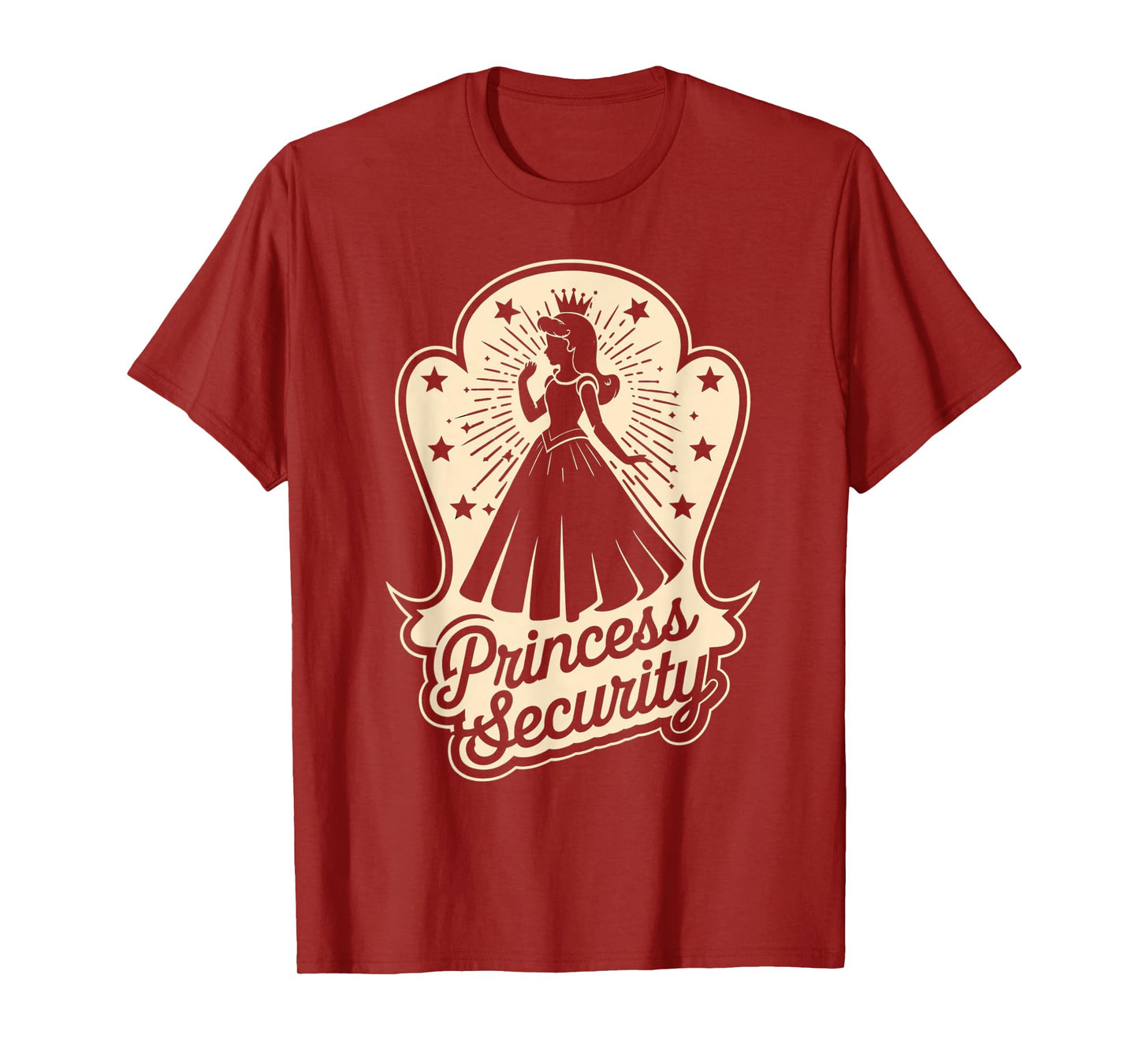 Princess Security Costume Cute Princess Girls Birthday T-Shirt