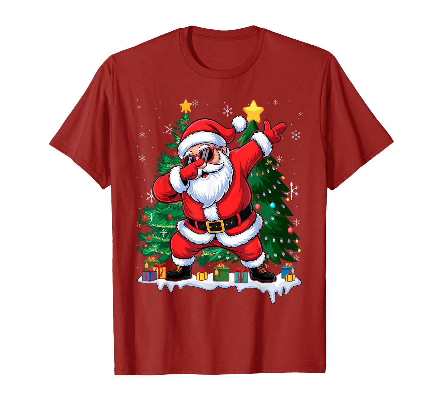 Funny Santa Claus Dab Dance Dabbing Xmas Christmas T-Shirt