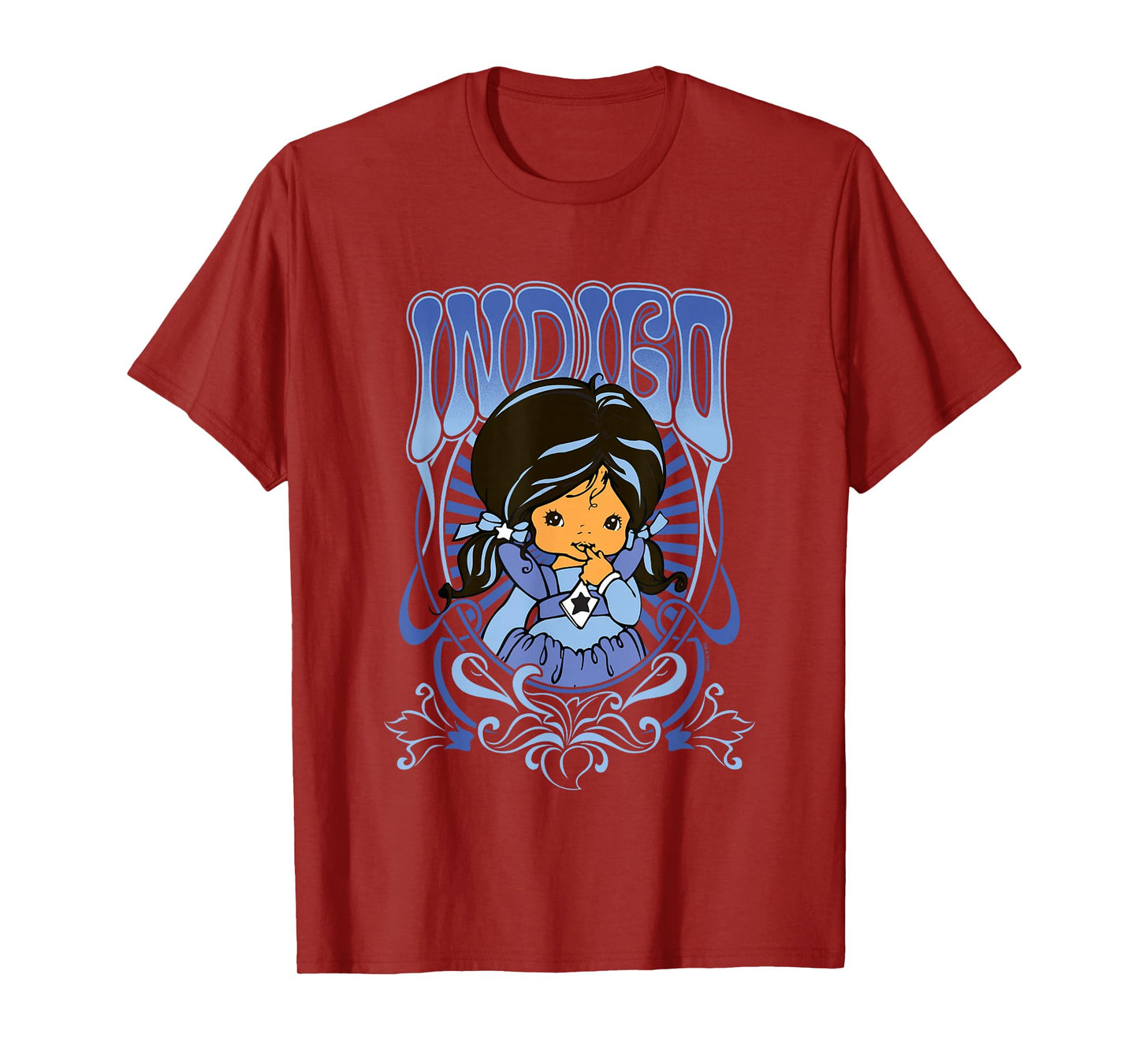 Rainbow Brite Indigo Nouveau Portrait Vintage T-Shirt