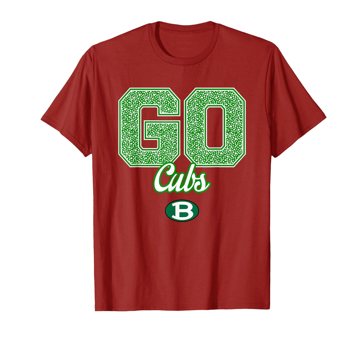 Brenham Cubs Logo GO! School Pride HS T-Shirt