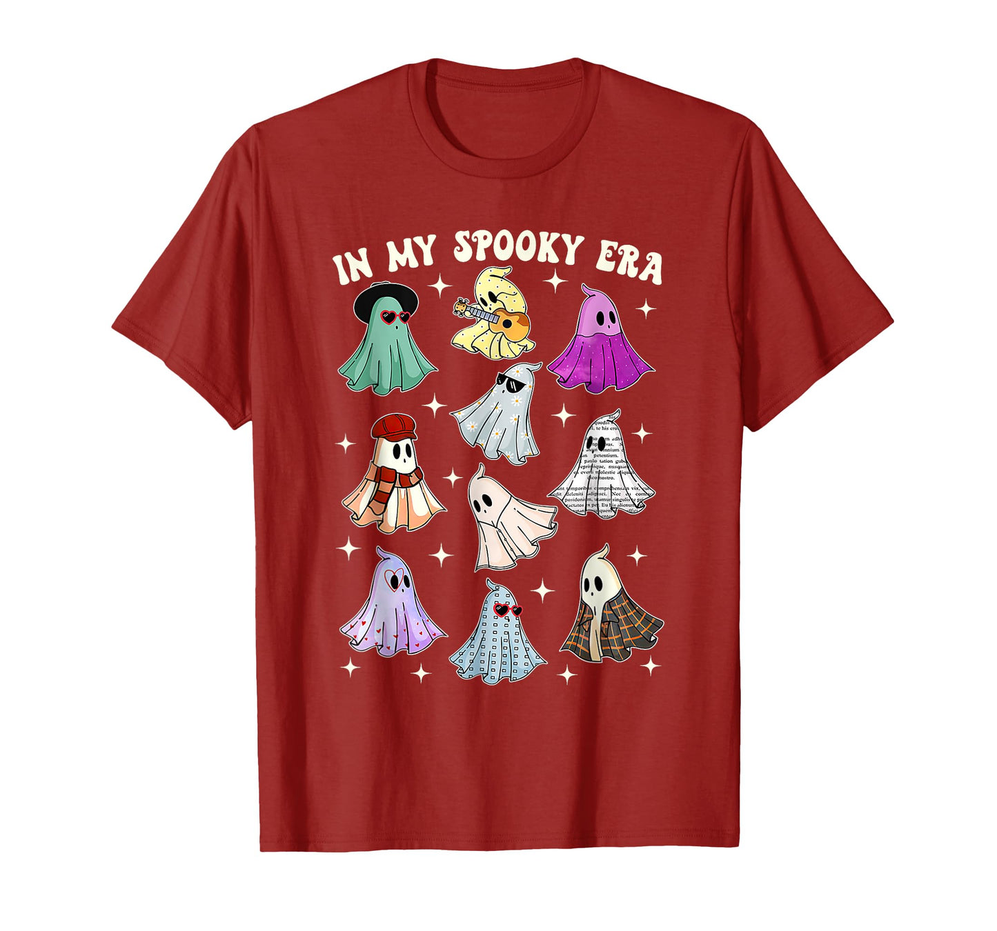 In My Spooky Era Groovy Ghost Halloween Funny T-Shirt