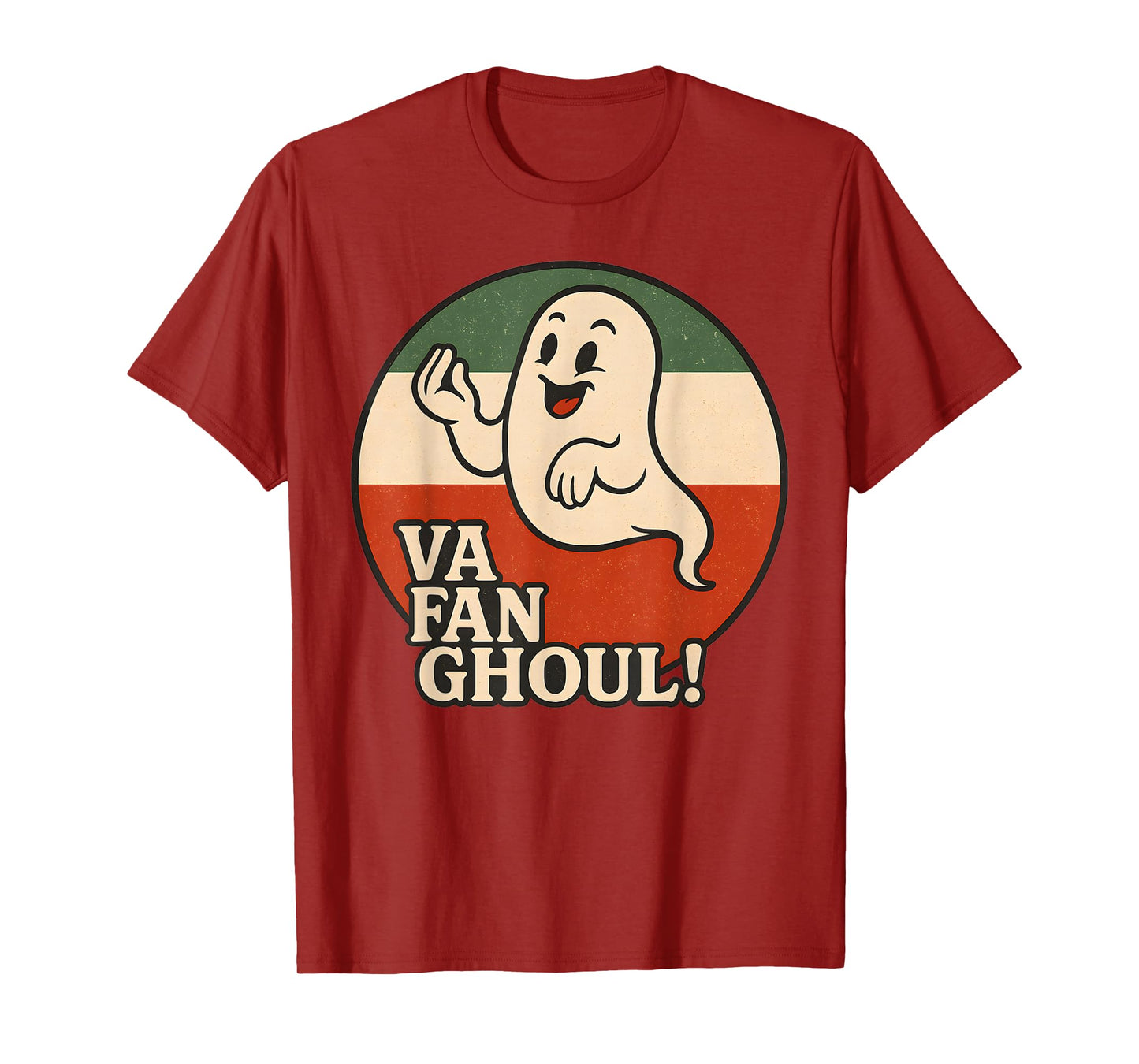 Va Fan Ghoul Ghost Italian Halloween Funny Costume Men Women T-Shirt
