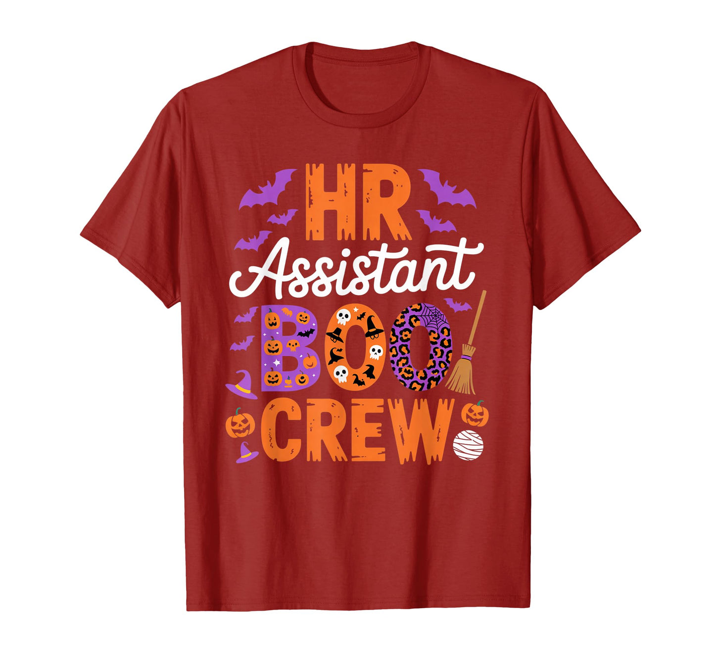 HR Assistant Boo Crew Halloween Matching Spooky Outfit T-Shirt