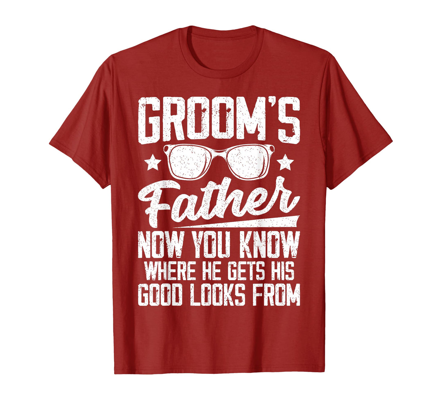 Mens Father of the Groom Wedding Costume Groom's Father T-Shirt