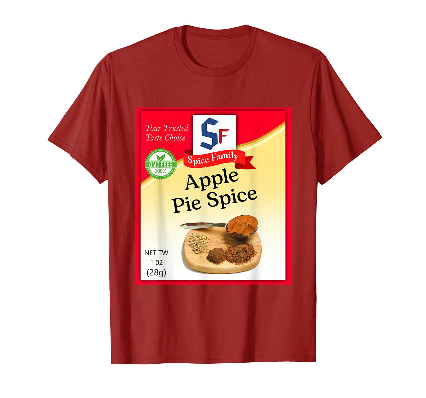 Apple Pie Spice Condiment Holiday Spice Group Costumes T-Shirt