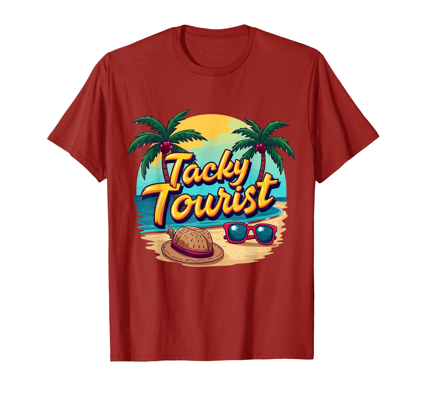 Vacay Tacky Tourist Outfit Wacky Cruise Costume Idea Tacky T-Shirt