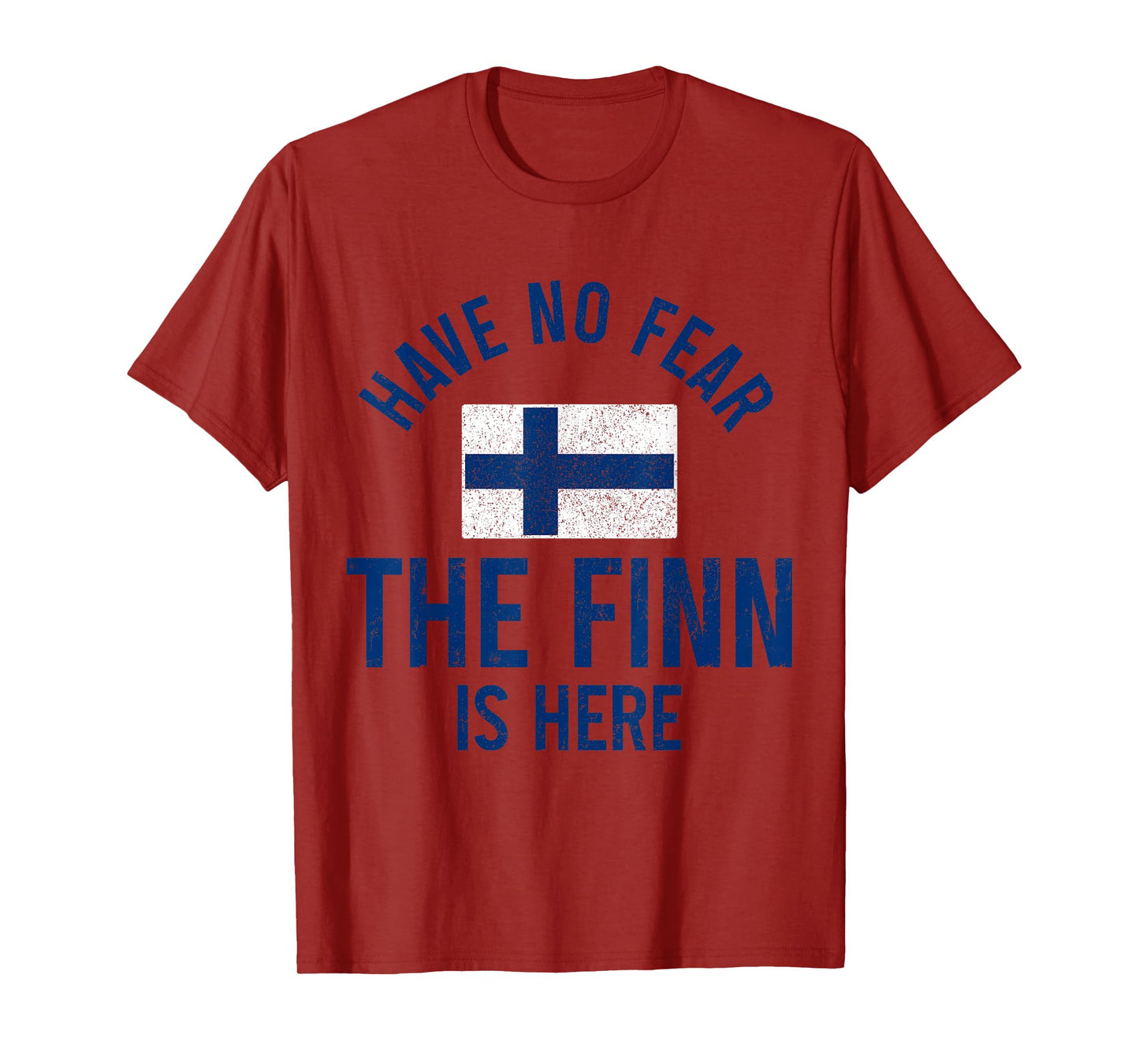 The Finn Is Here Funny Finnish Roots Finland Sisu Suomi T-Shirt