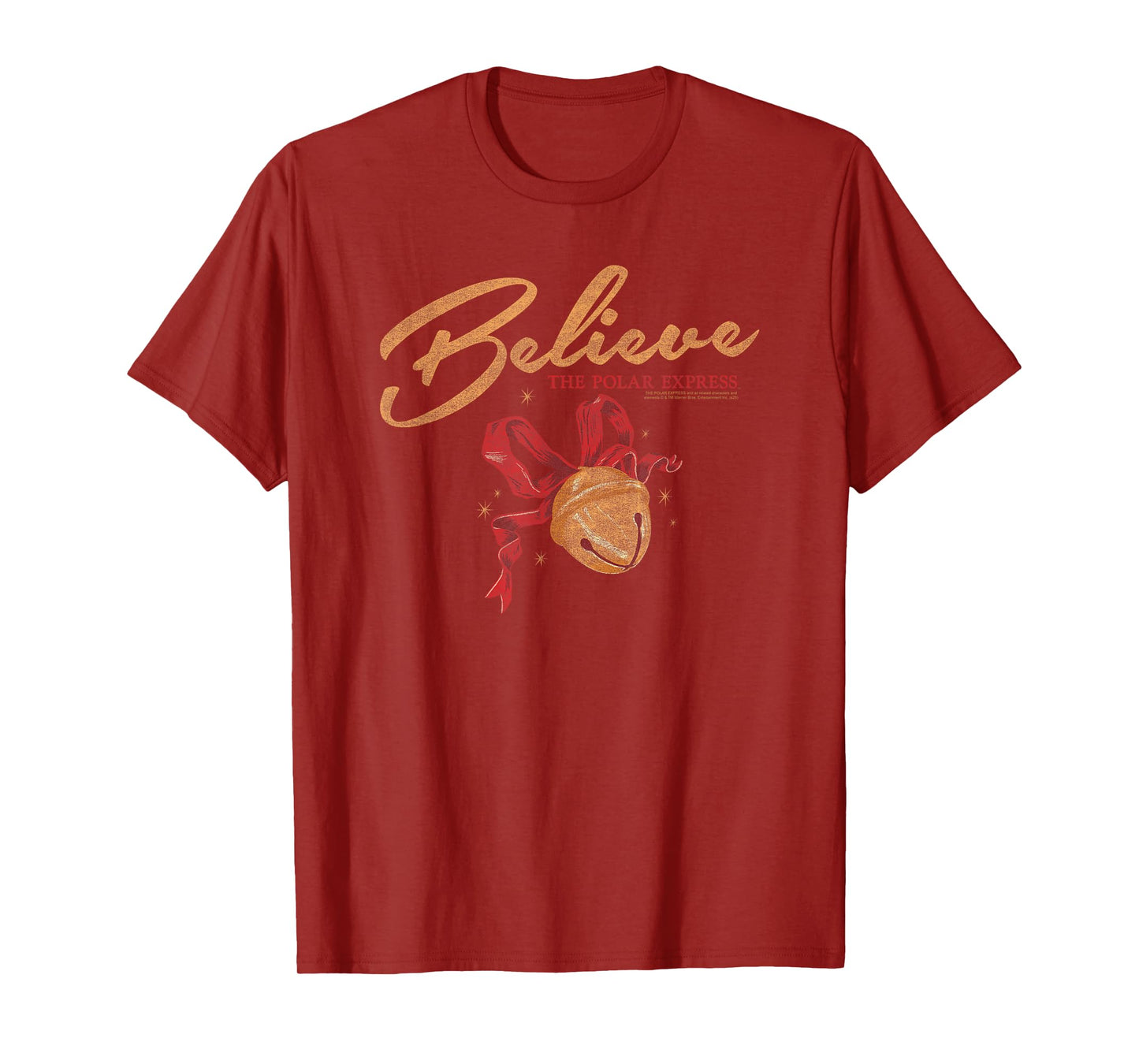 Polar Express Believe Bell Christmas Holiday T-Shirt