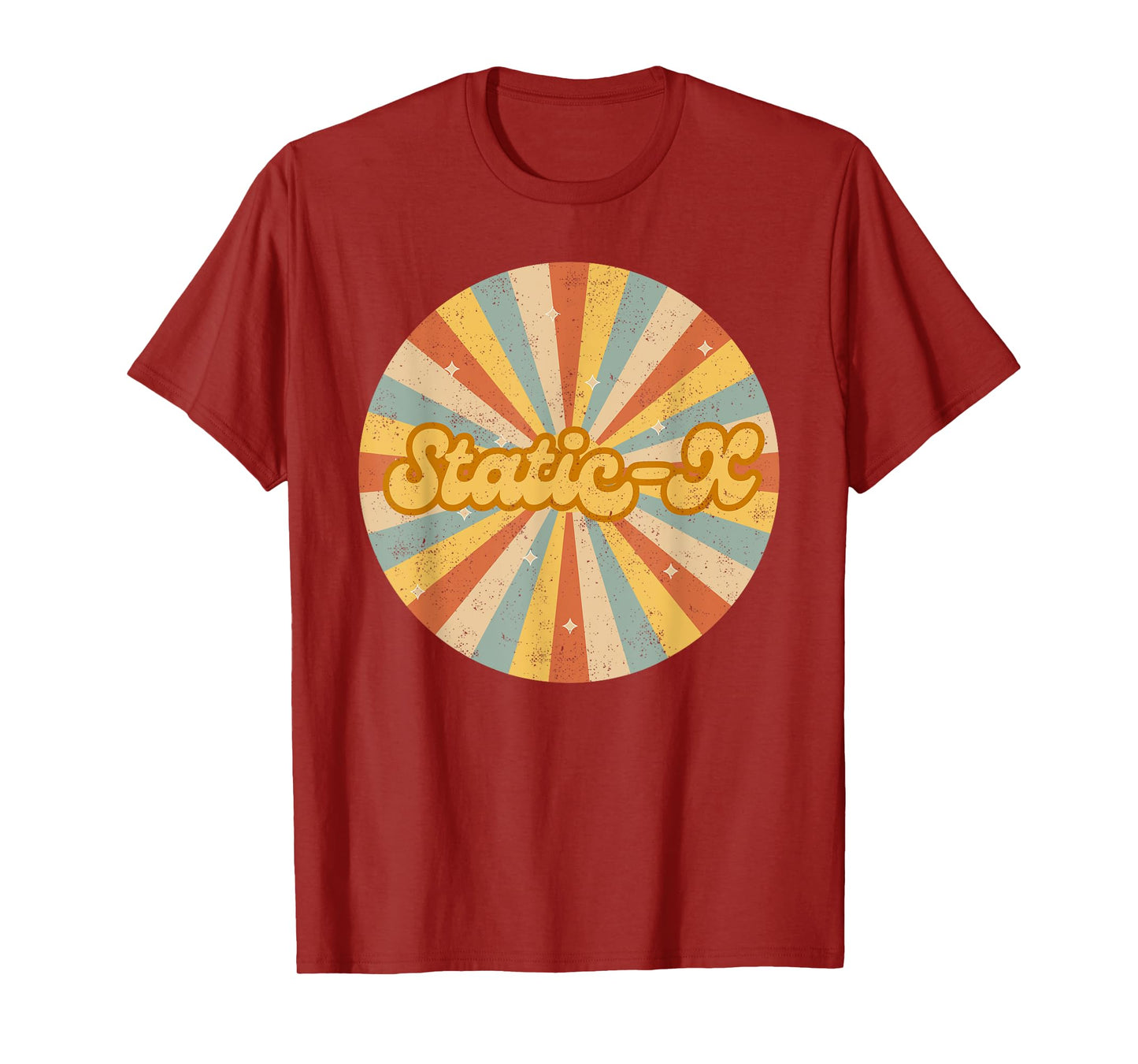 Vintage Static-X Rock Circle Retro 90s Music Metal T-Shirt