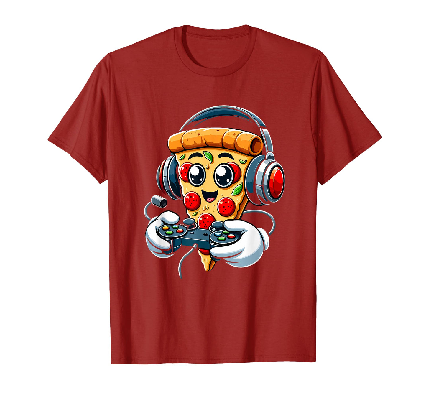 Gamer Pizza Video Gaming Boy Enthusiast Gamer Teen T-Shirt