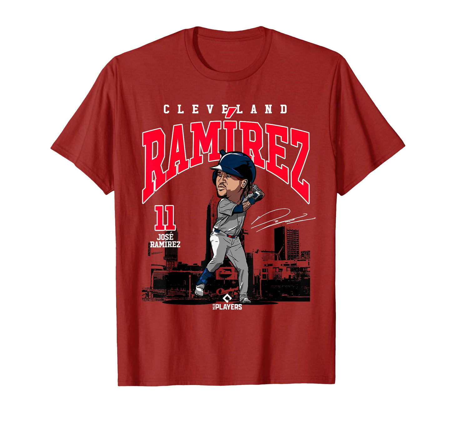 José Ramírez | Cleveland Baseball MLB Players | MLBJRAM4030 T-Shirt