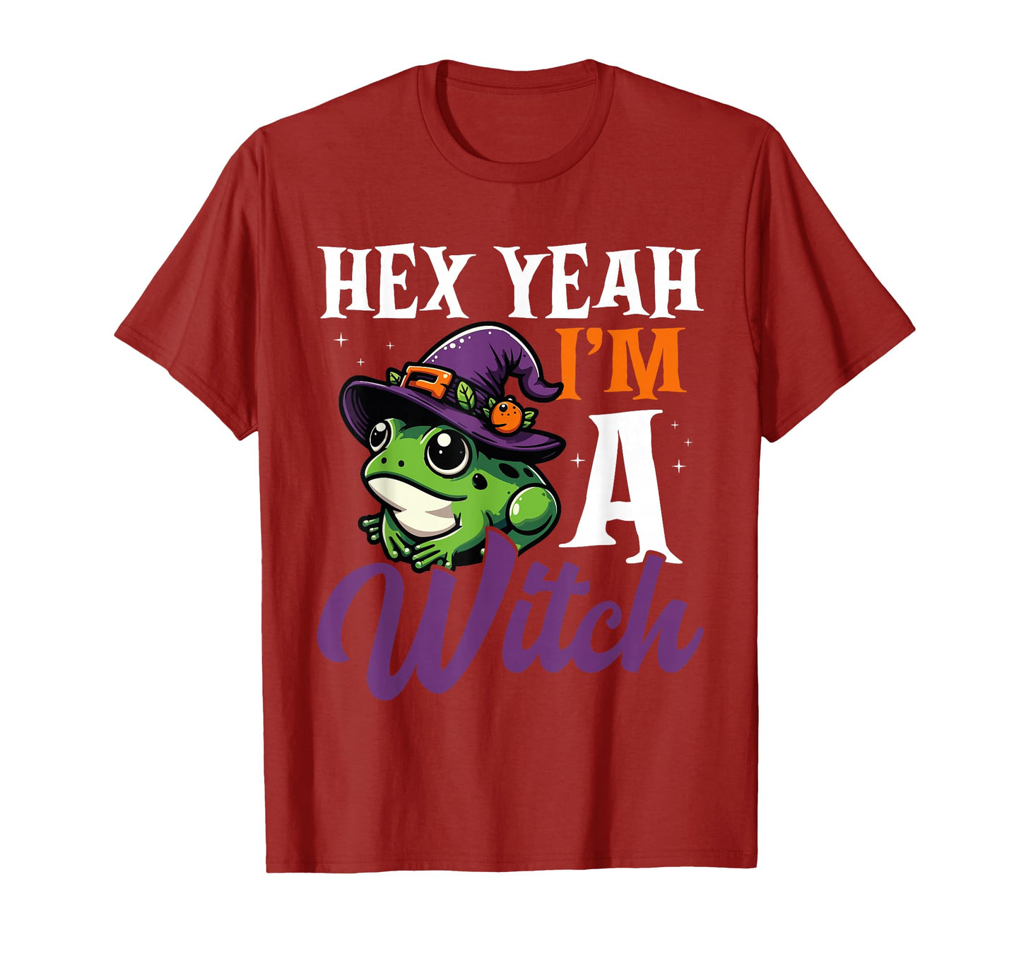 Hex Yeah I’m a Witch Funny Frog Halloween T-Shirt