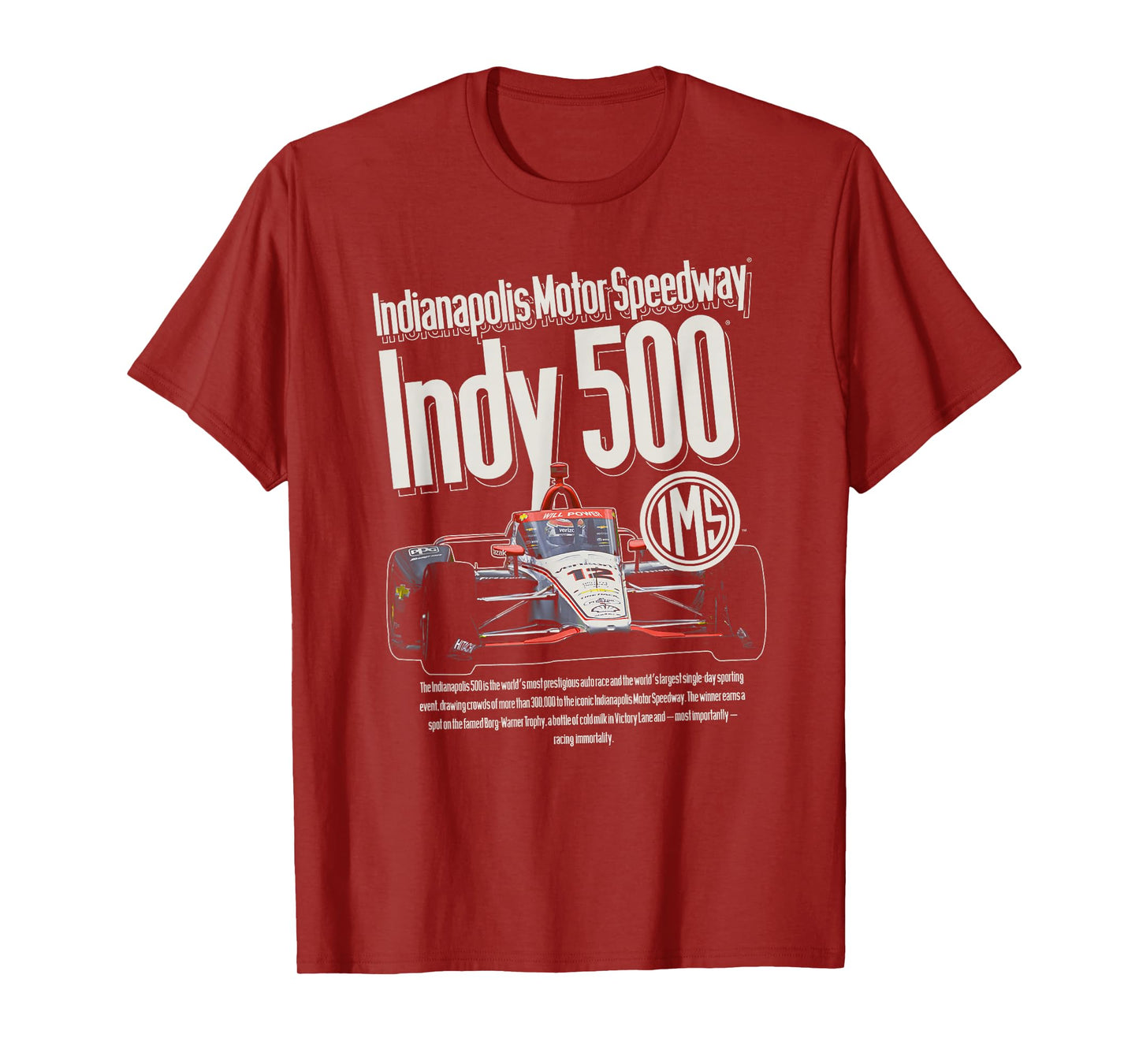Indy 500 Indianapolis Motor Speedway Most Prestigious Race T-Shirt