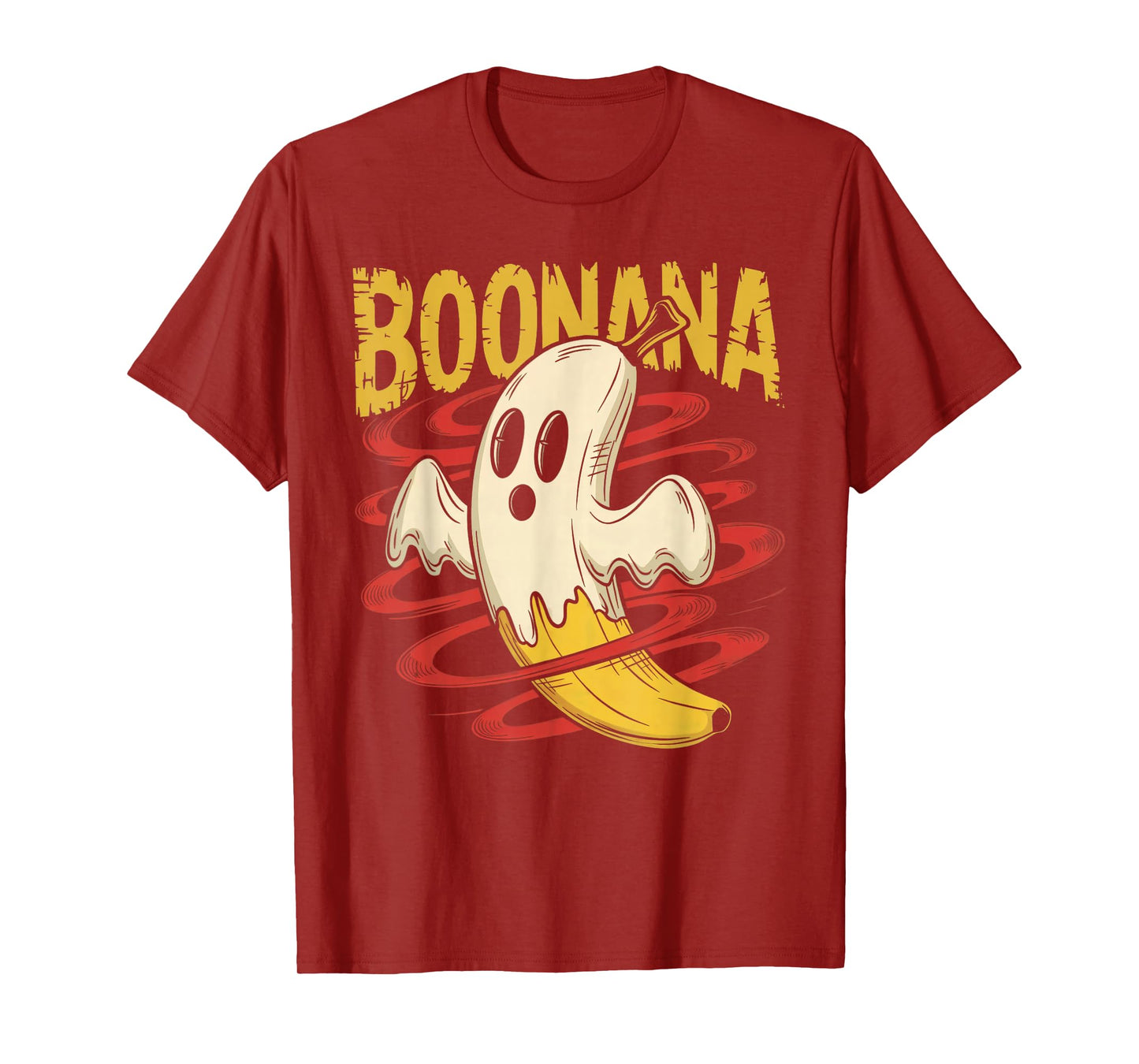 Boonana Cute Ghost Banana Halloween Costume Men Women Kids T-Shirt