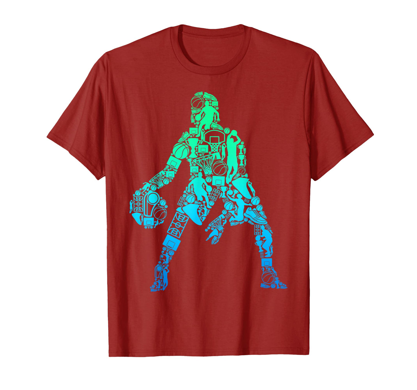 Basketball Boys Kids Men T-Shirt