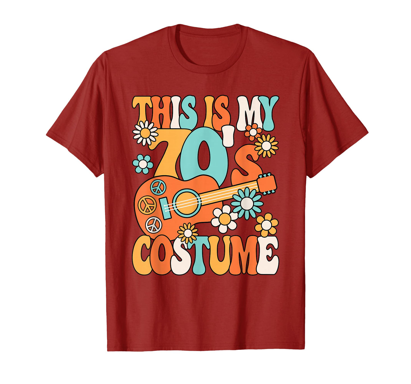 This Is My 70's Costume Women 1970s Party 70s Outfit Retro T-Shirt