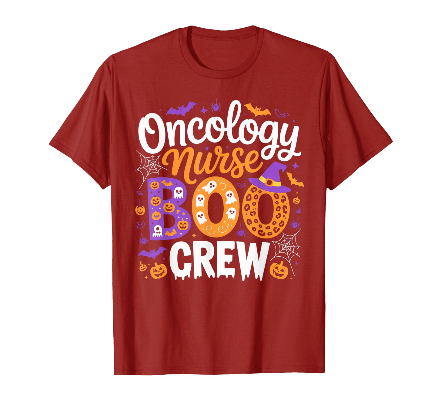 Oncology Nurse Boo Crew Halloween Spooky Outfit for Nurses T-Shirt