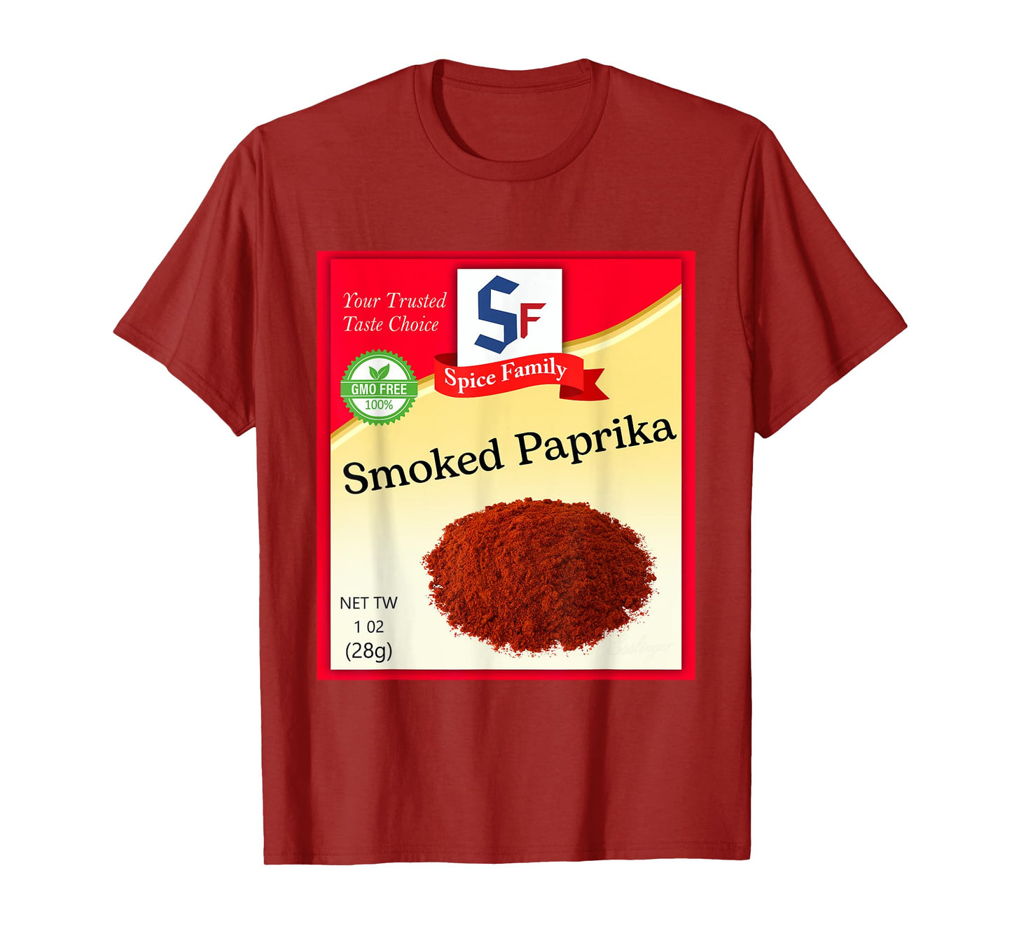 Smoked Paprika Condiment Costume Holiday Spice Costumes T-Shirt