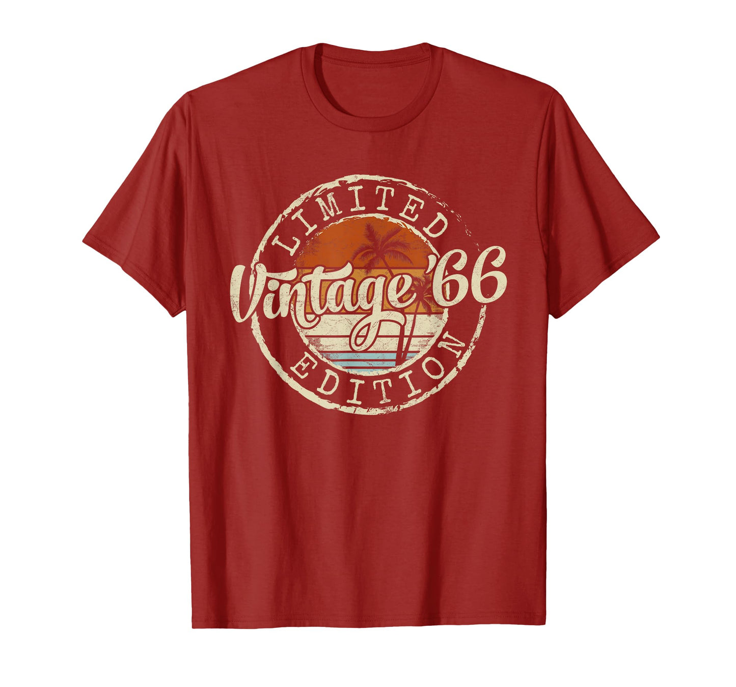 Vintage 1966 59th Birthday Gifts For Men Women 59 Year Old T-Shirt