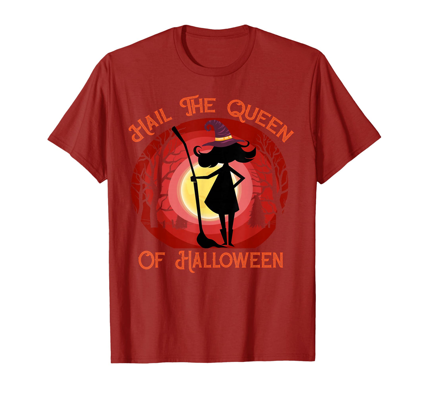 Hail The Queen of Halloween - Scary Trick Or Treat Costume T-Shirt