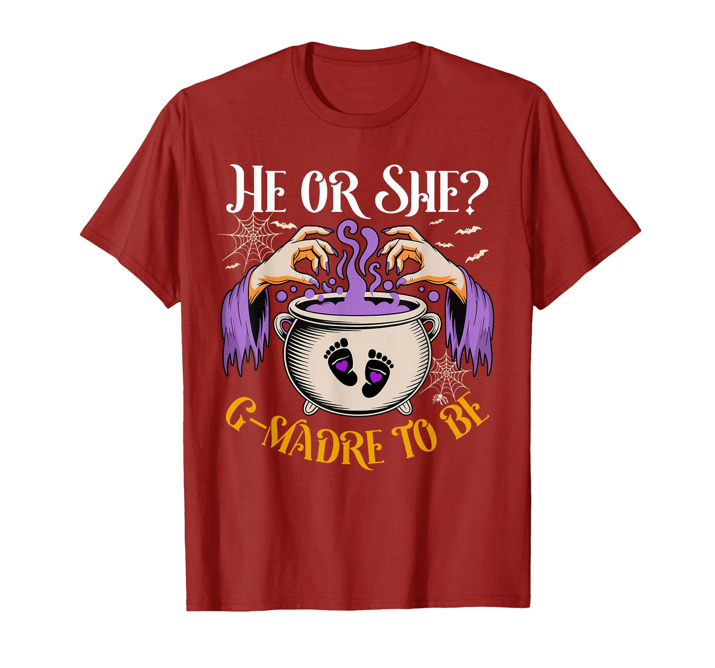 He Or She G Madre to Be Baby Reveal Halloween Costume T-Shirt