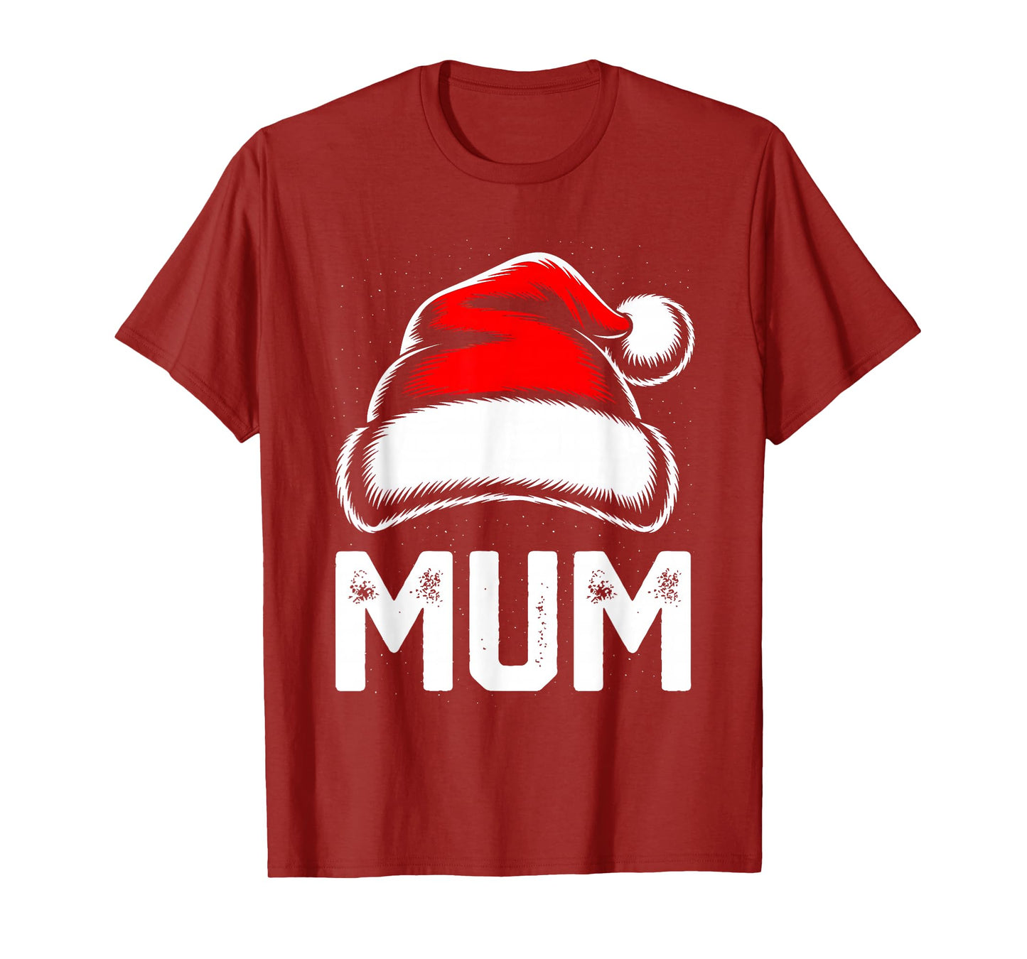 Mum Santa Christmas Family Matching Pajamas Xmas Squad T-Shirt