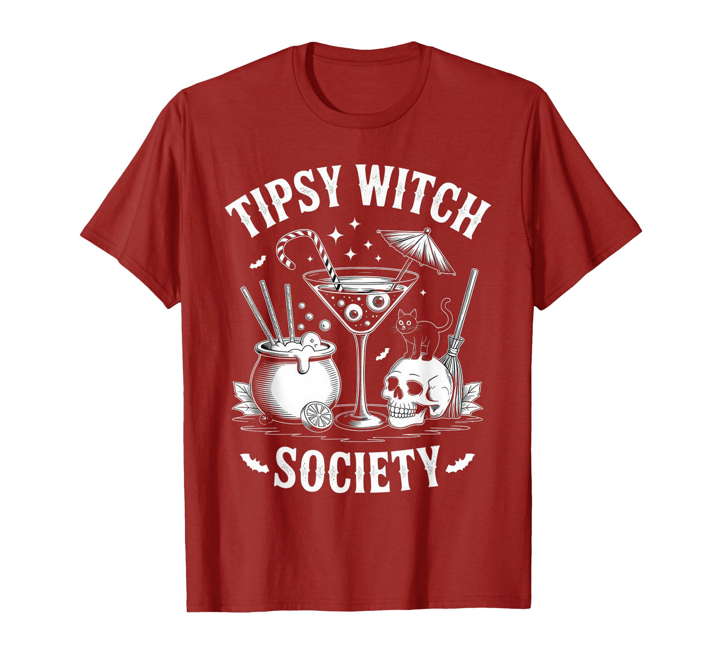 Tipsy Witch Society Halloween Costume for Fun Parties T-Shirt