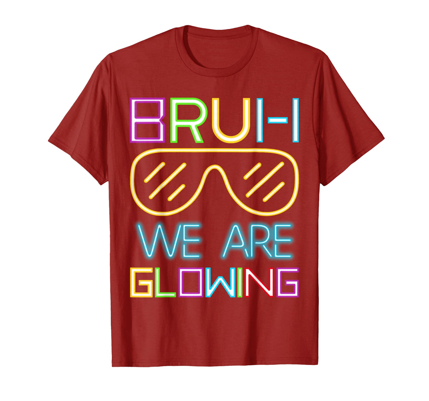 Bruh We Are Glowing In My Glowing Era Group Team Tie Dye T-Shirt