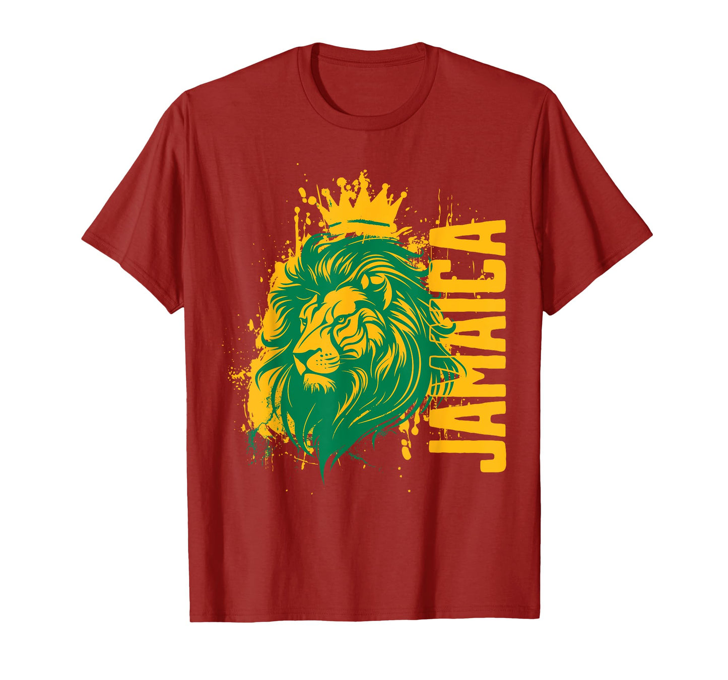 Vintage Jamaica Lion Jamaican Men Women Kids Jamaican Lion T-Shirt