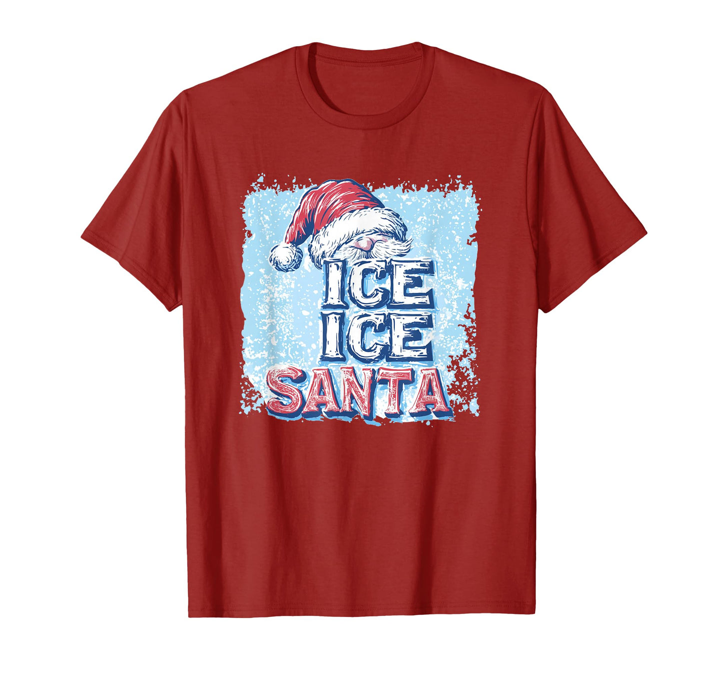 Ice Ice Santa Speech Costume for Festive Fun T-Shirt
