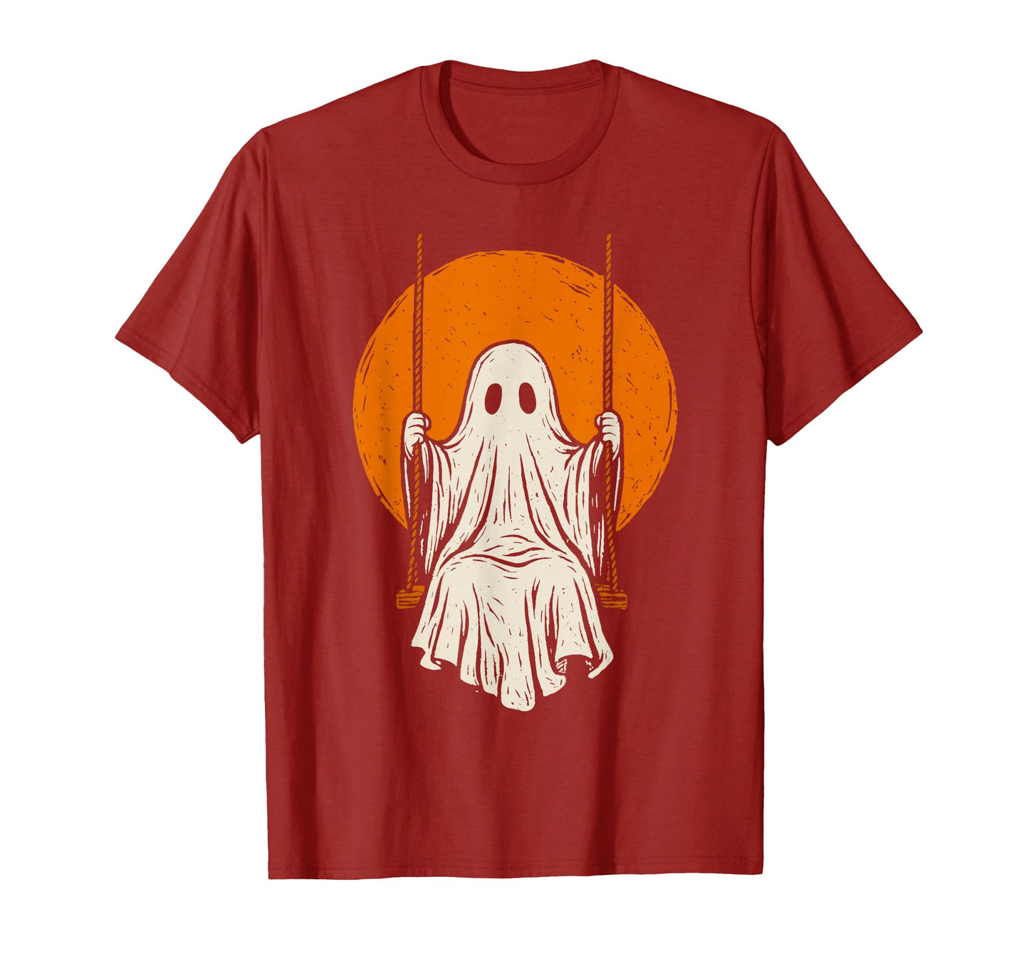 Retro Vintage Ghost Swing Halloween Costume Men Women Kids T-Shirt