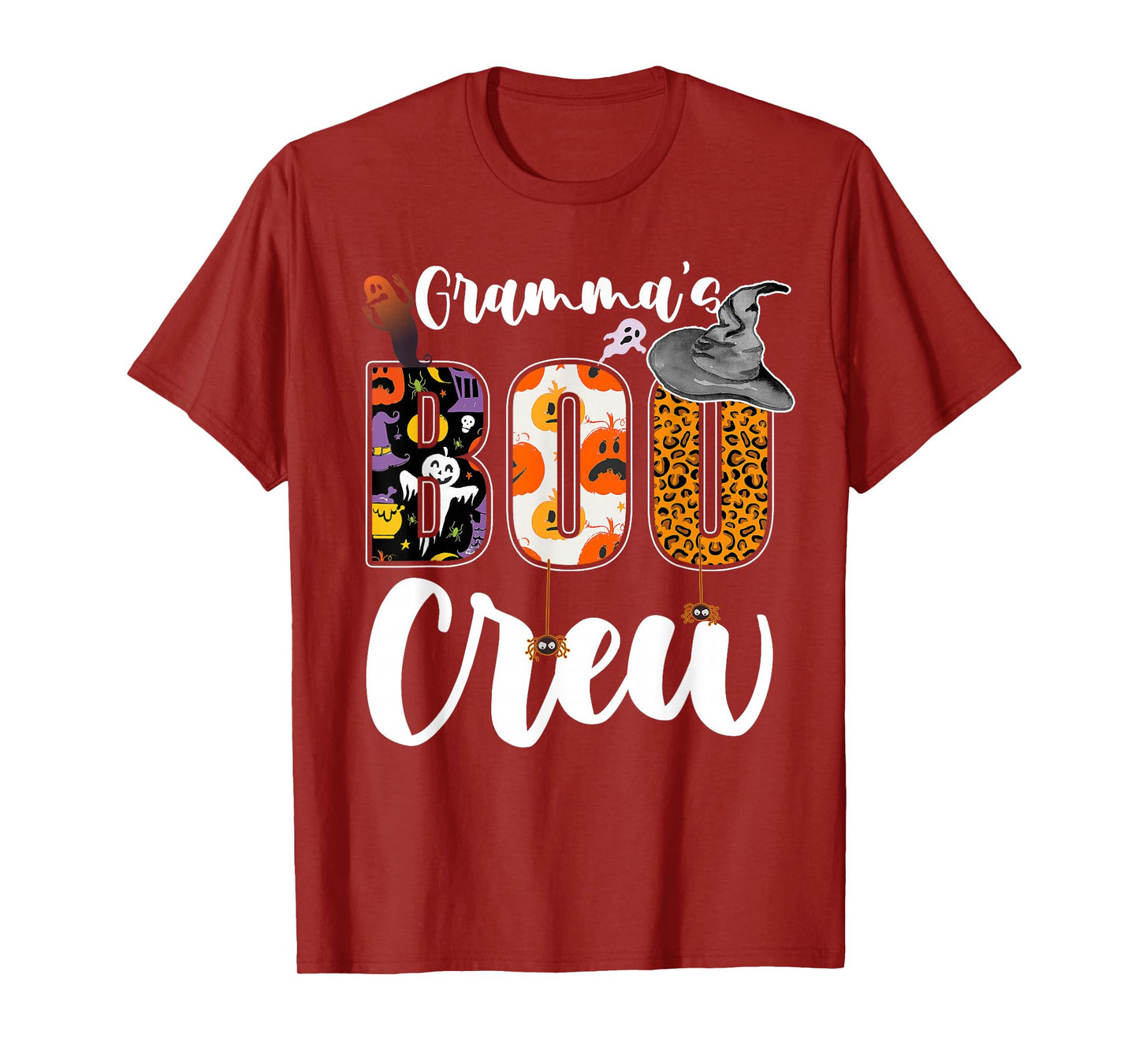 Gramma's Boo Crew Halloween Grandma Grandkids Matching T-Shirt