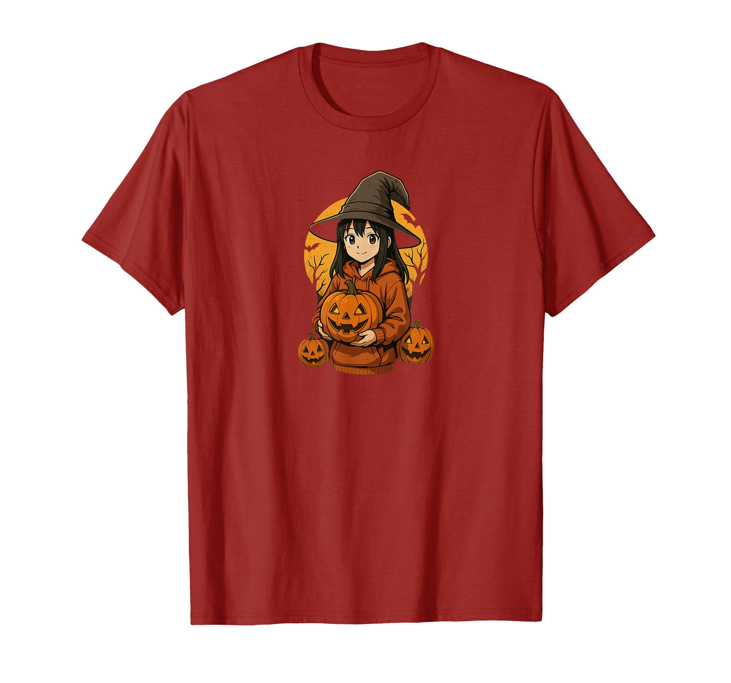 Anime Witch Girl Halloween T-Shirt