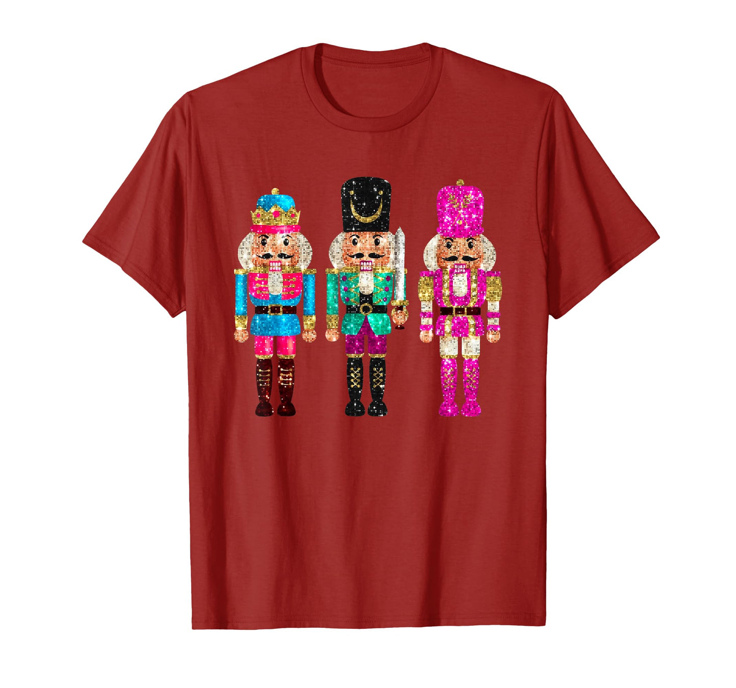 Nutcrackers Merry Christmas Funny Xmas Men Women T-Shirt