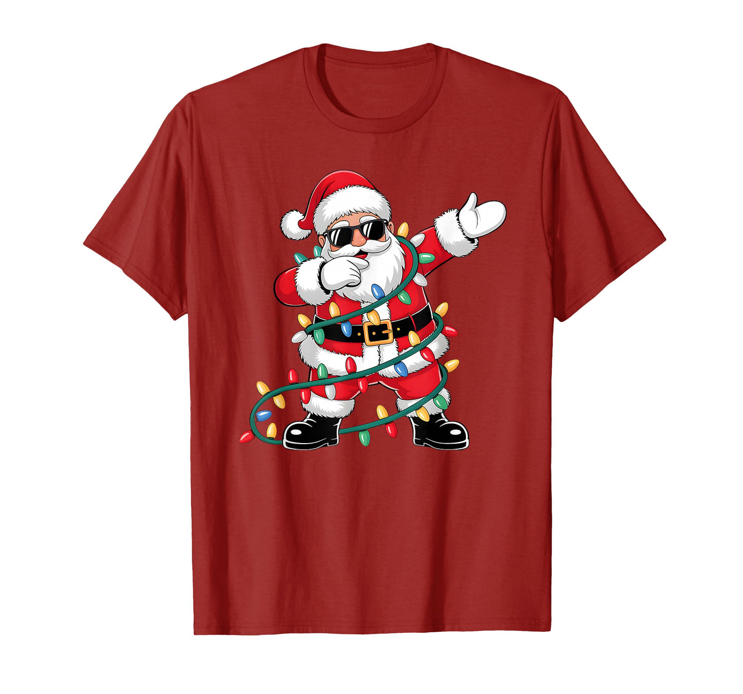 Christmas Boys Girls Dabbing Santa Claus Funny Xmas Dab T-Shirt