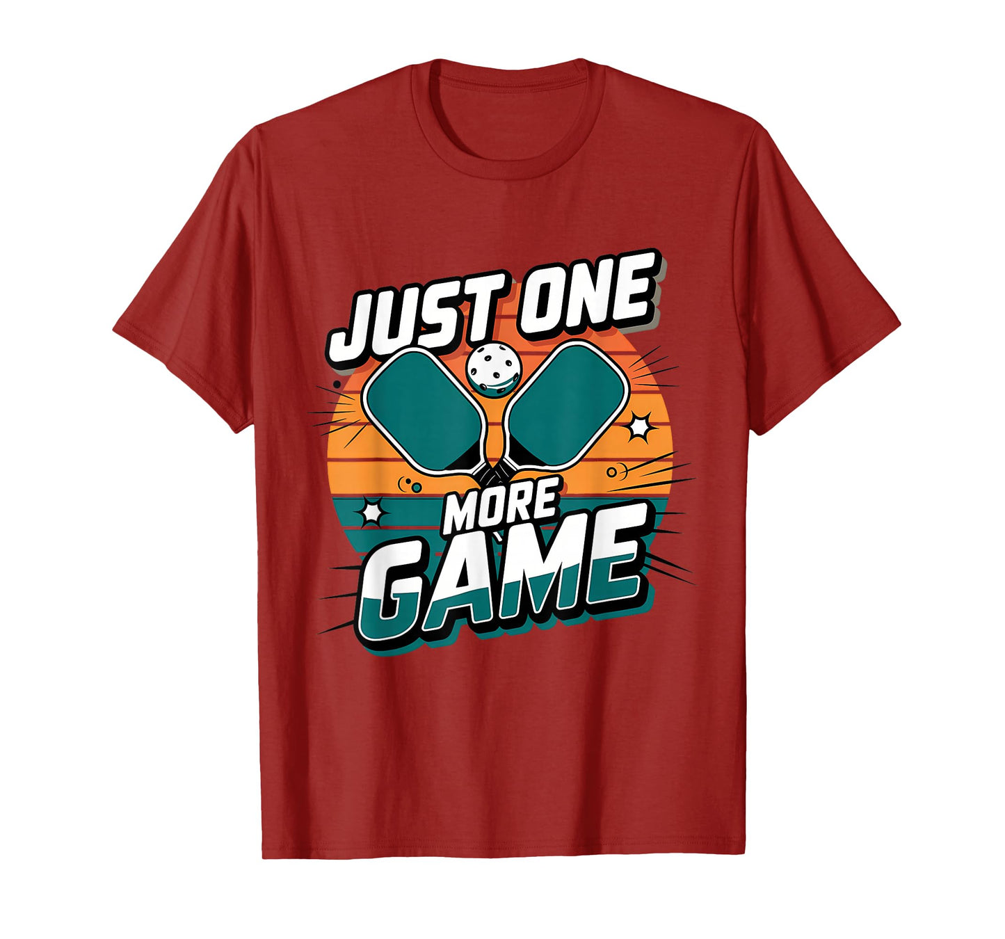 Pickleball Shirt Just One More Game Pickleball T-Shirt