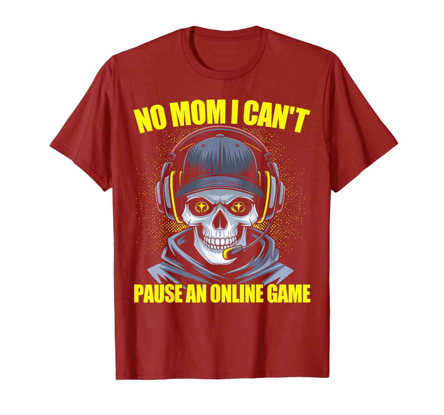 Gamer Skeleton Gaming Video Games T-Shirt