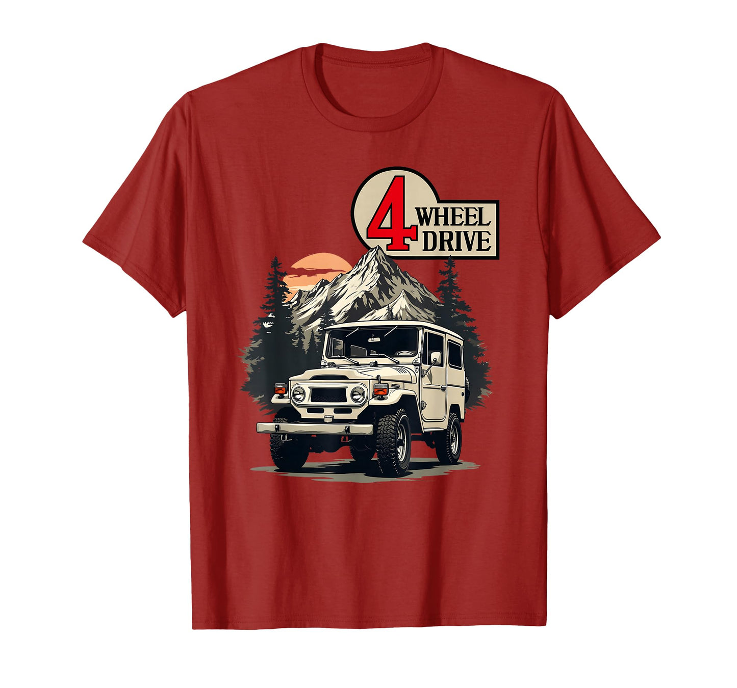 40 Series Cruiser Mountain Offroad 4 Wheel Drive 4wd FJ T-Shirt