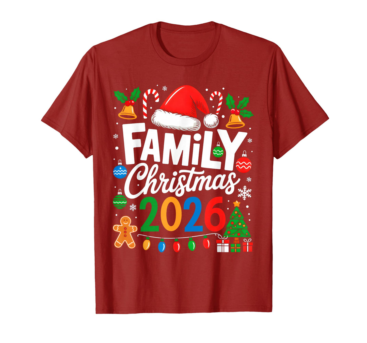 Family Christmas 2026 Matching Pajamas Xmas Family Christmas T-Shirt