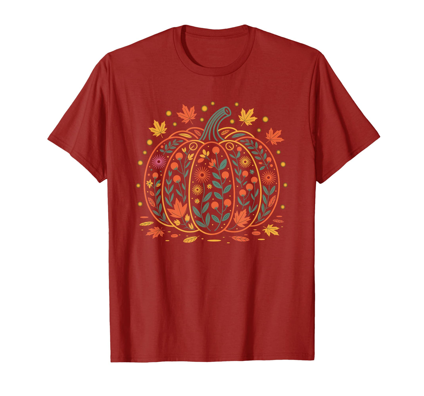 Fall Women Vintage Pumpkin Autumn Graphic Thanksgiving 2025 T-Shirt