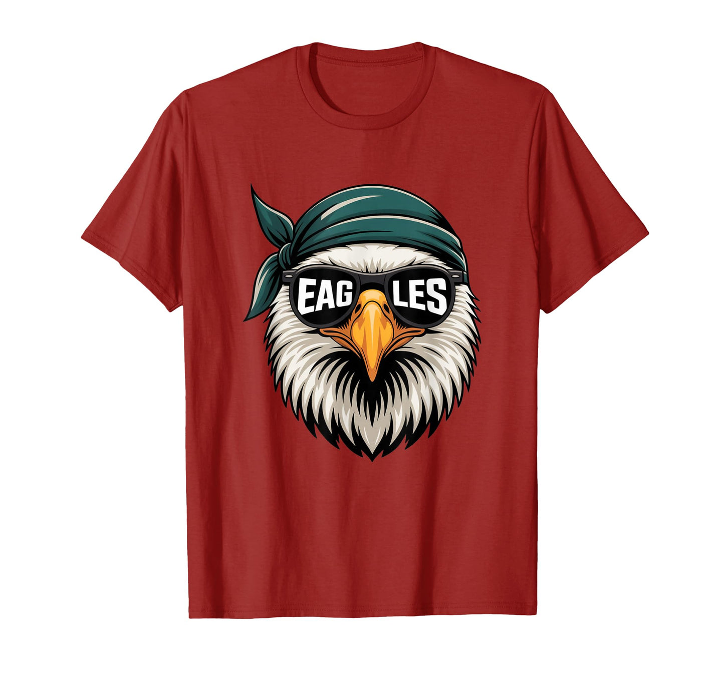 Cool Eagle with Sunglasses Men Women Kids T-Shirt