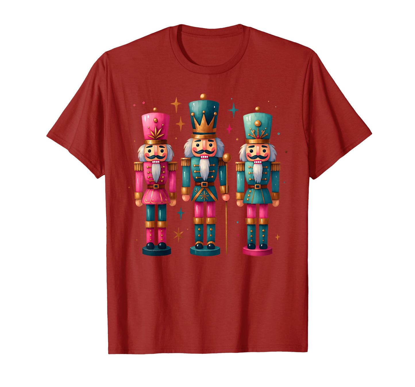Nutcracker Ballet Dance Women Kids Girl Merry Christmas T-Shirt