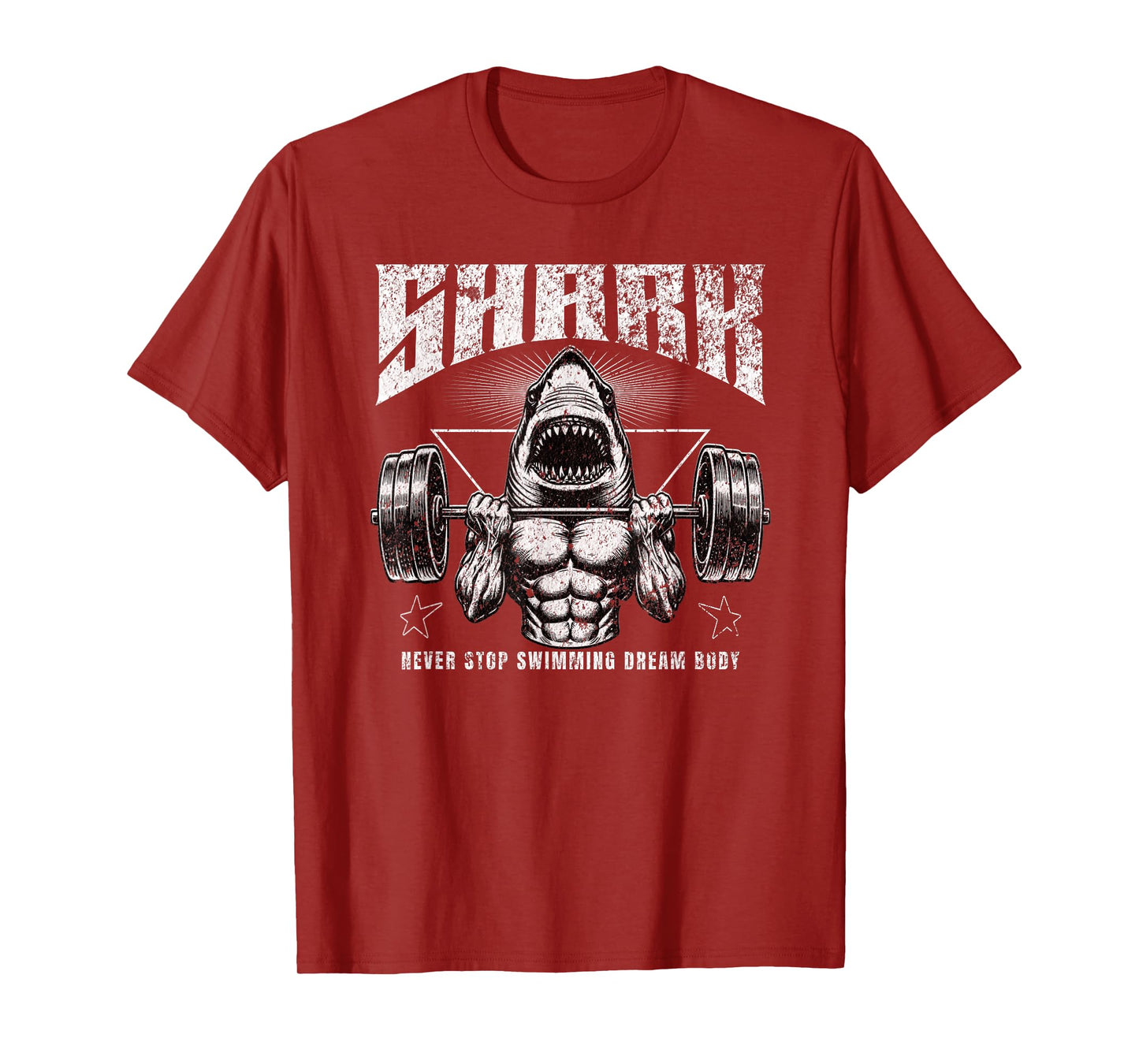 Fitness - Shark Never Stop Gym Life T-Shirt